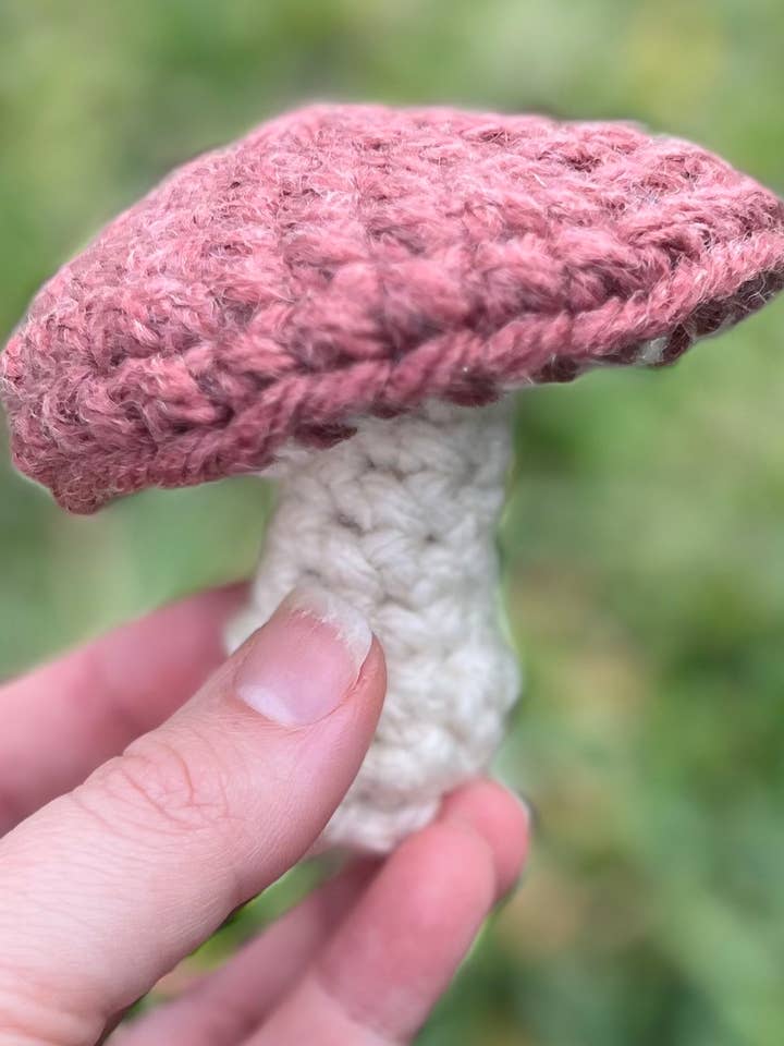 Medium Crochet Mushroom for wholesale by Cuvi Creates