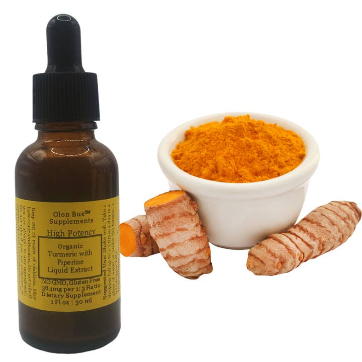 Olon Bue - Wholesale Tincture - Turmeric with Piperine Liquid Extract 1oz2