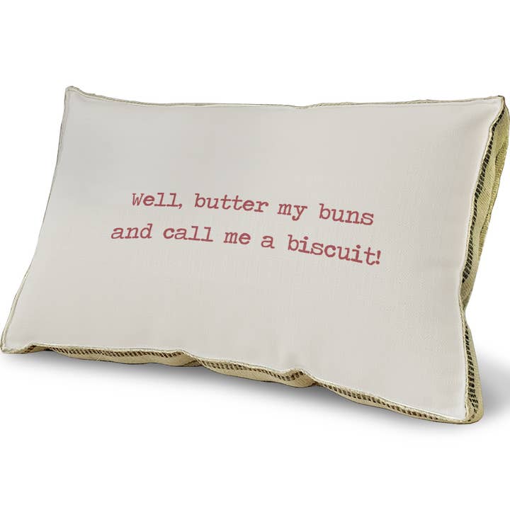 23 «x 15" - Almohada decorativa - Butter My Buns para venta al por mayor de SPLASHWORKS