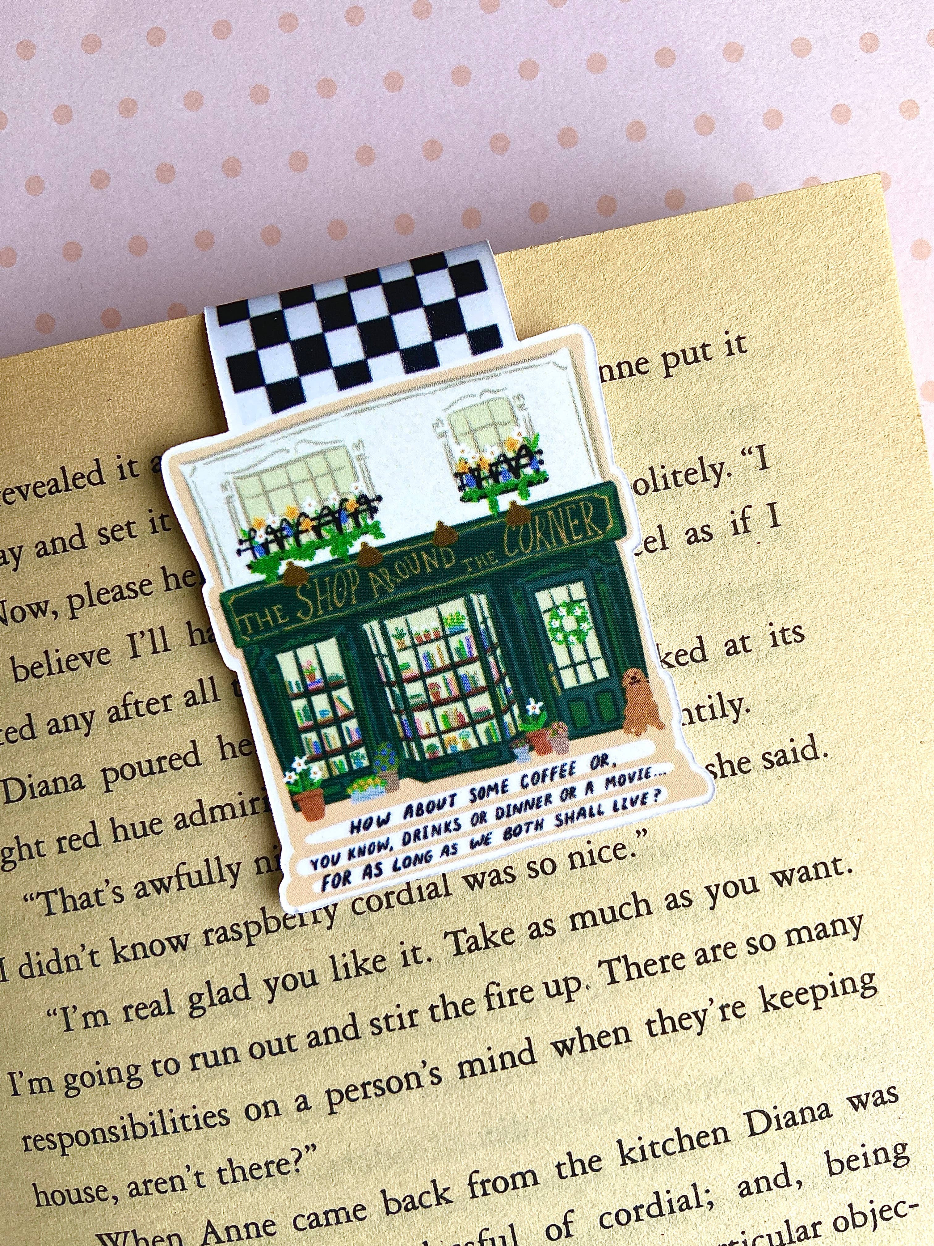 Makerie Day - Wholesale Bookmark - Spring Shop Around the Corner Magnetic Bookmark 1