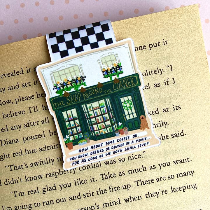 Makerie Day - Wholesale Bookmark - Spring Shop Around the Corner Magnetic Bookmark 1