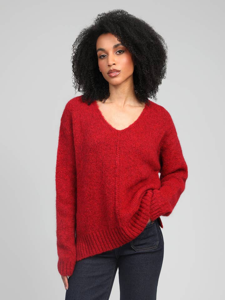 PULL LENOLI crimson for wholesale by An'ge