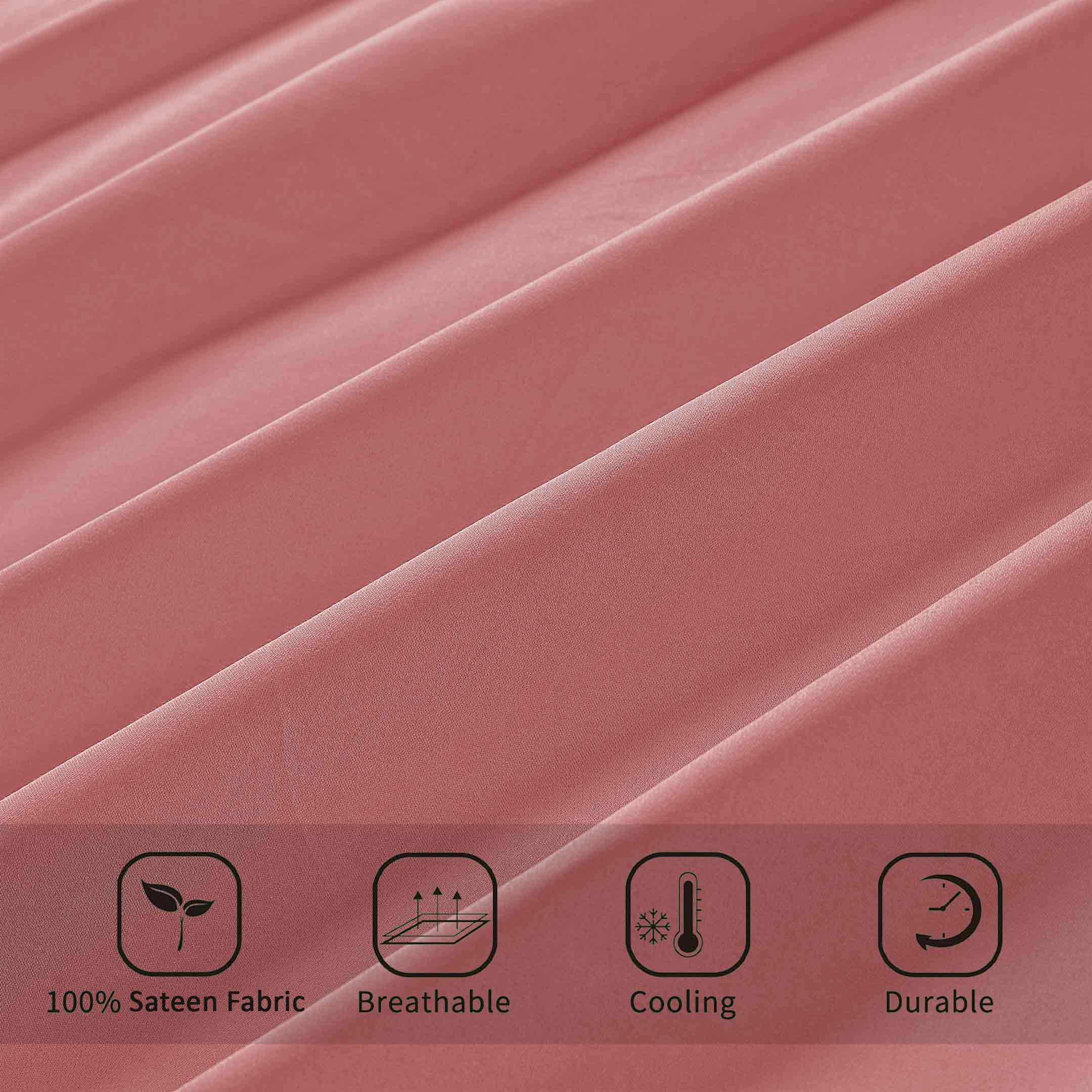 Cottonpassion_US – Conjunto de lençóis por atacado – Jogo de lençol em algodão cetim 400 fios com bordado - 4 peças65