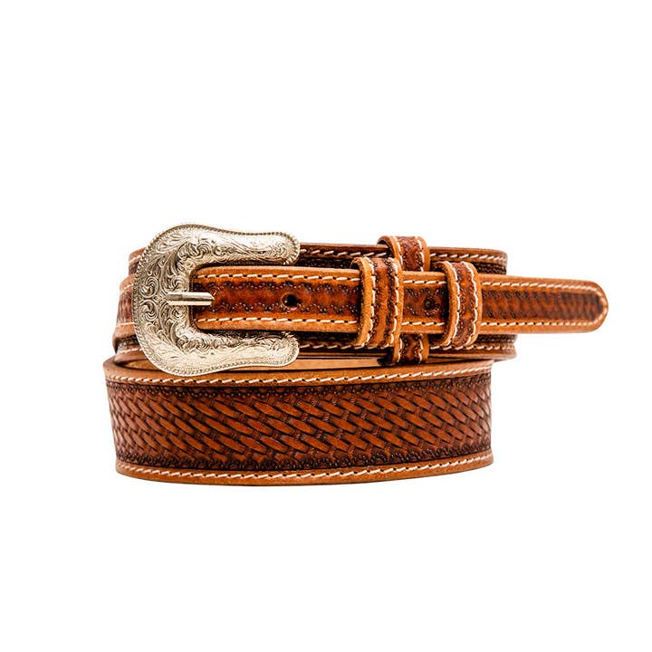 Vandal Hand-Tooled Leather Women's Belt for wholesale by MYRA - EU