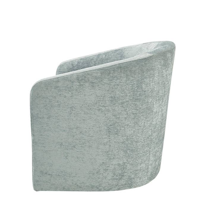 Olliix - Wholesale Chair - Low Back Tub Style Swivel Accent Chair, Neutral Blue *