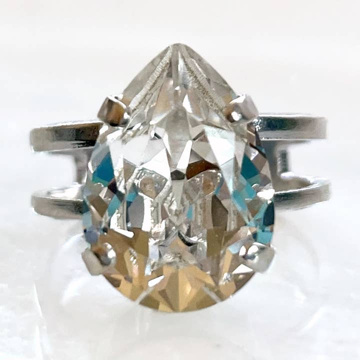 Ring aus klarem Birn für den Großhandel von Love Your Bling®