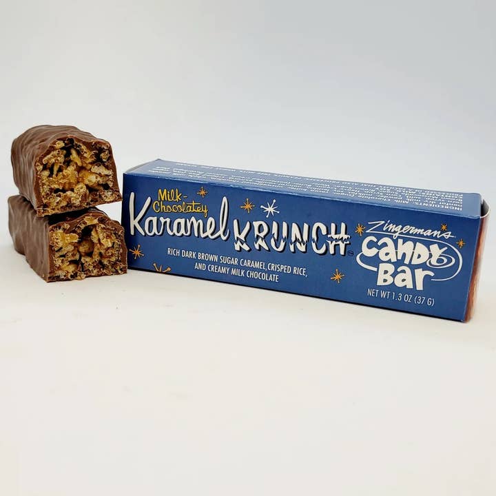 Zingerman's Candy Manufactory - Wholesale Chocolate Bar - Milk Chocolatey Karamel Krunch Candy Bar w/Display