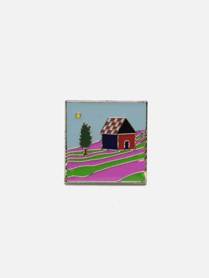 Tuscany Landscape Pin for wholesale by Curated Basics
