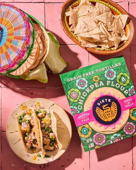 Siete Foods - Wholesale Bread/Tortilla - 18 Packs Chickpea Tortillas2