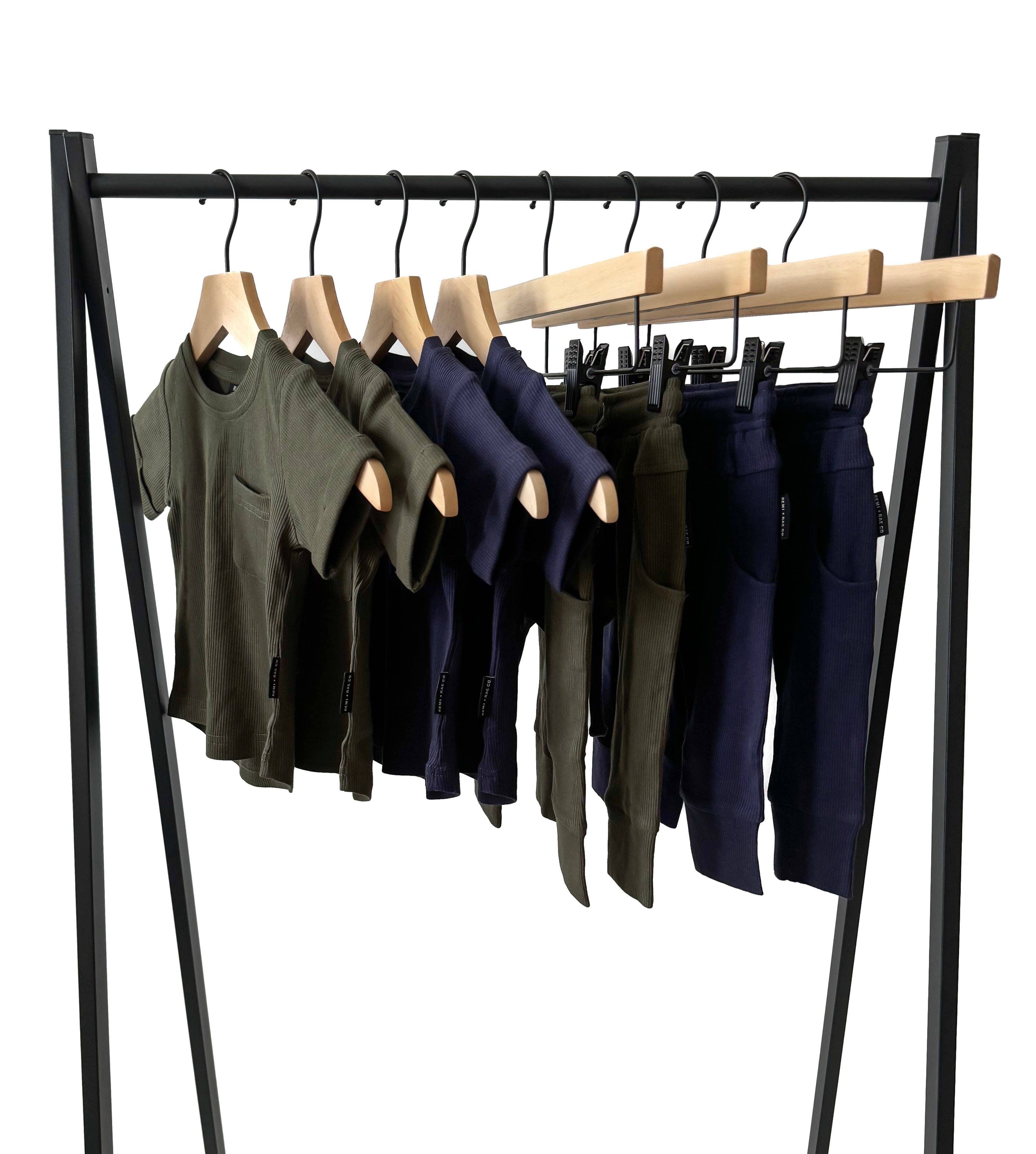 Remi + Rae Co. – wholesale Lounge sweatpants/jogging bottoms – Kids – BAMBOO RIBBED JOGGERS - NAVY9