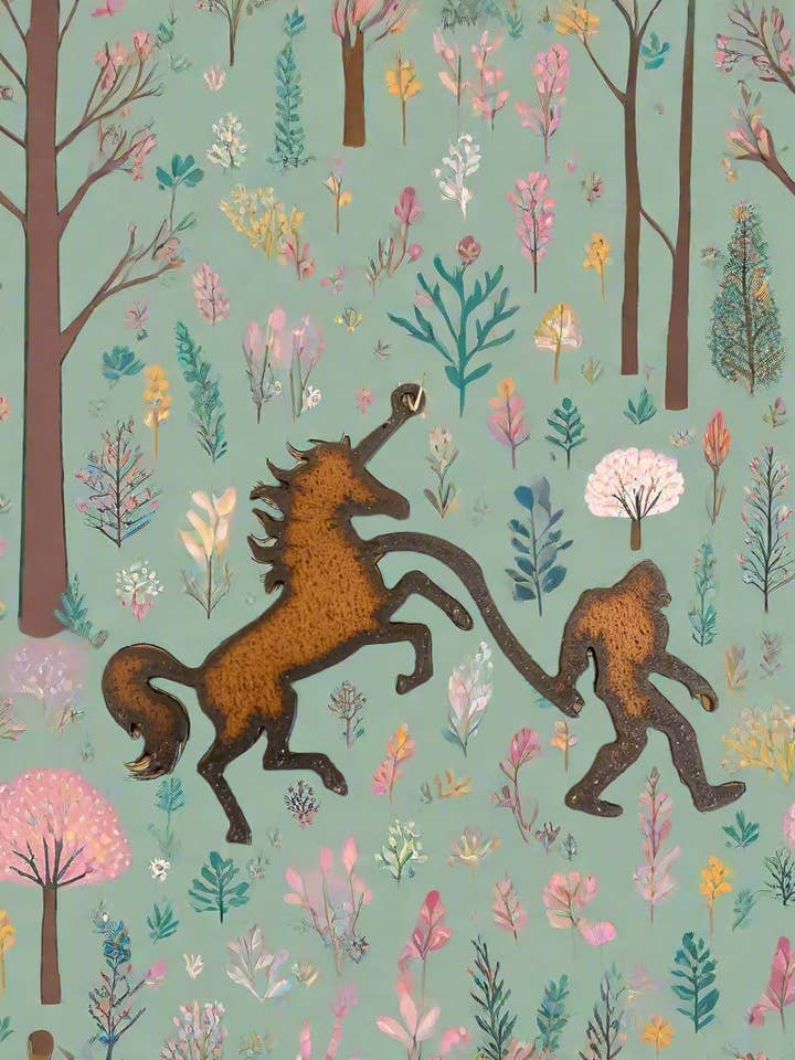 Décoration en métal rustique Licorne Bigfoot Yeti Sasquatch pour la vente par Universal Ironworks USA