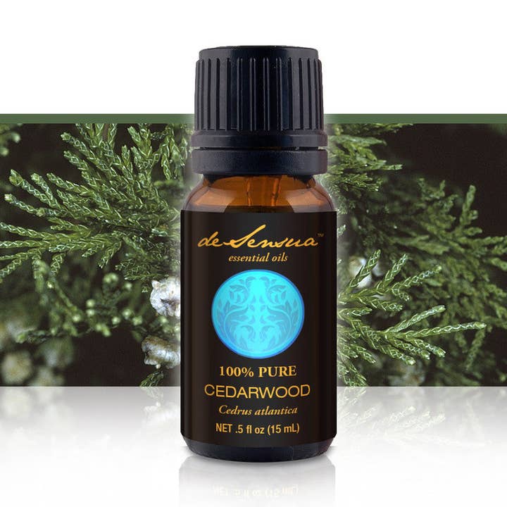 CEDARWOOD ESSENTIAL OIL - of 100% Proven Purity for - Most Popular for Promoting Relaxing Sleep and Great Skin for wholesale by deSensua Oils