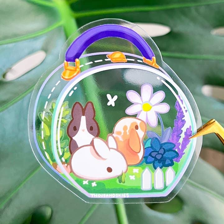 Vinyl Sticker (Transparent) First Meadow Kit for wholesale by Thousand Skies