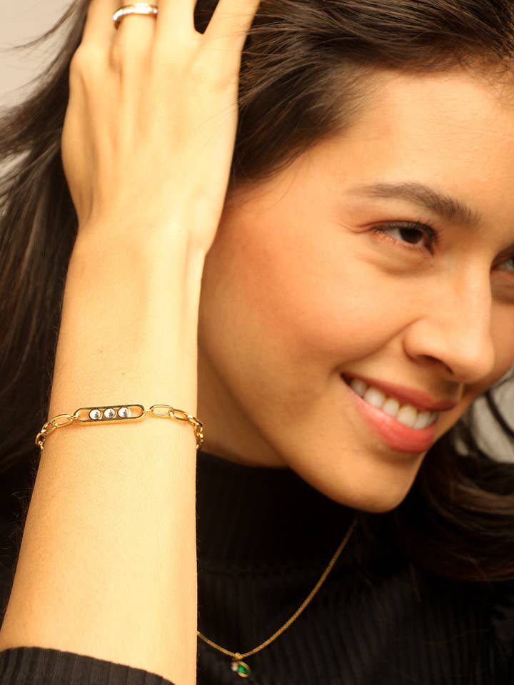 Pulsera Três por atacado de VESIICA JEWELRY