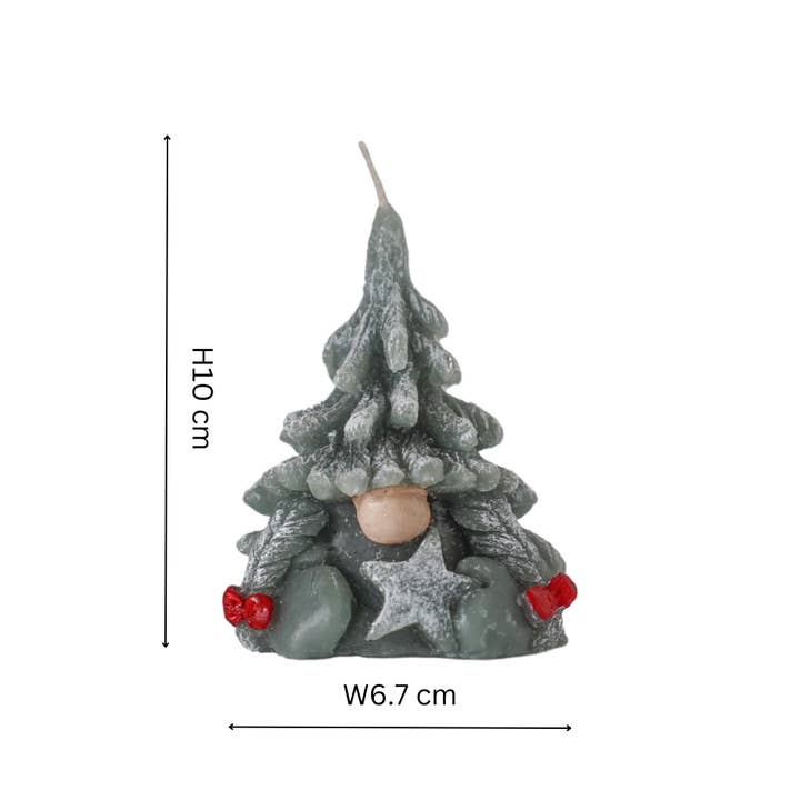 Ivyline – Engroshandel Gavelys – Paraffin voks festligt nisselys H10cm1