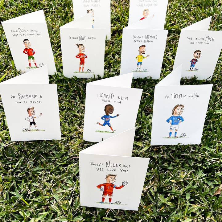 Well Drawn - Wholesale Love Card - You're a Little Messi but I Love You