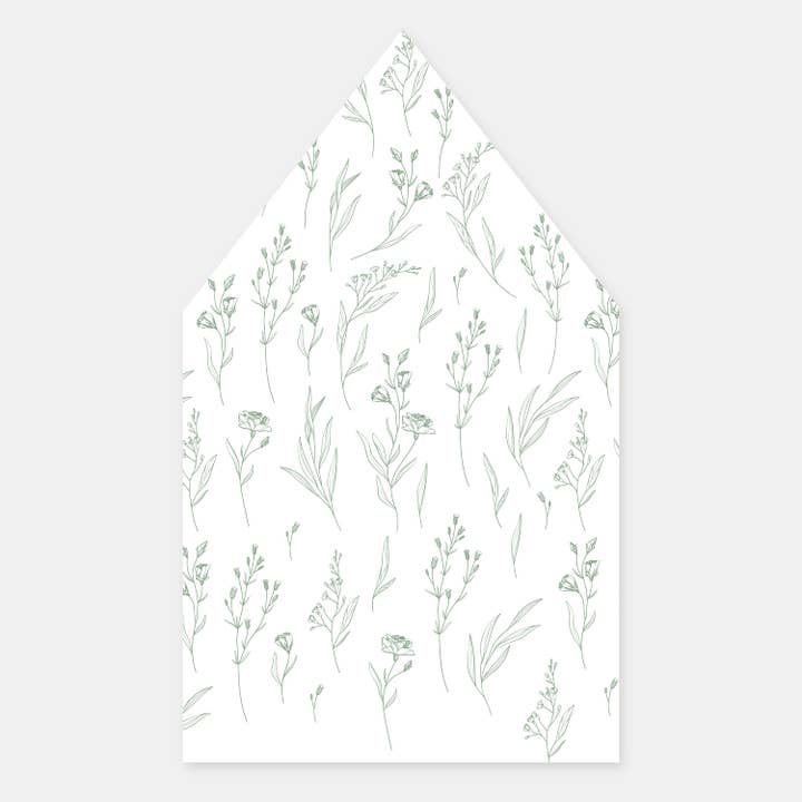 Doublure enveloppe carrée champêtre classique pour la vente par L'ART DU PAPIER