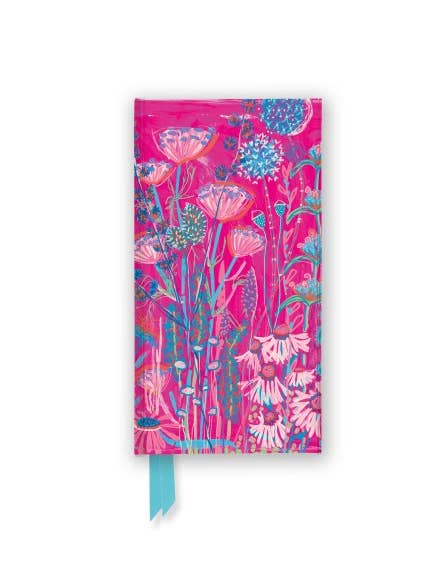 Lucy Innes Williams: Pink Garden House Slimline Journal for wholesale by Texas Bookman