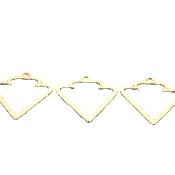 Arrowhead Charm (Guldfinish/Sølvbelagt) | Purity Beads for engroshandel hos Purity Beads