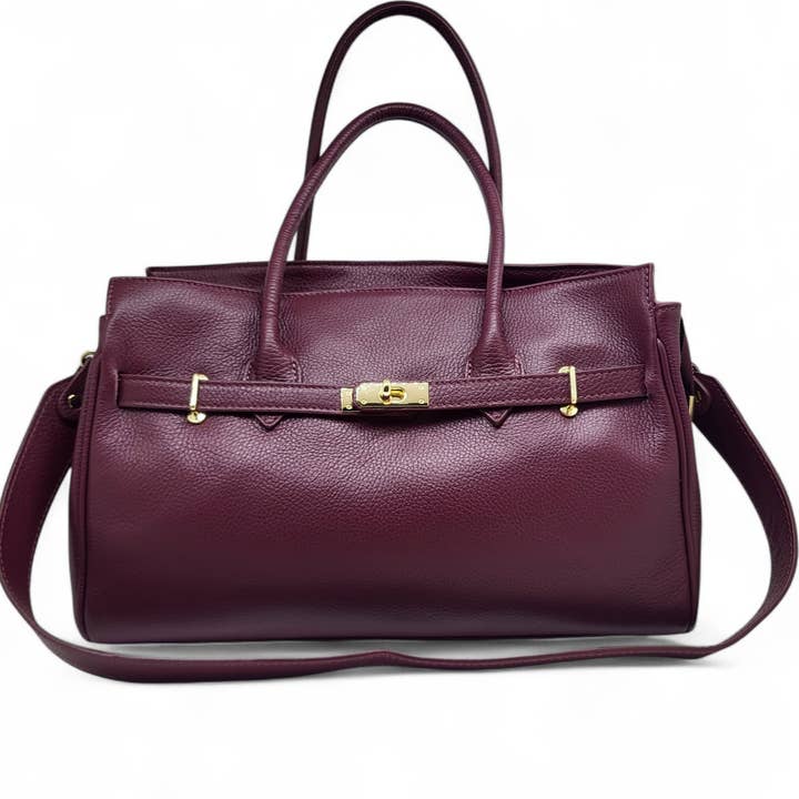 Audace läderväska Bordeaux för wholesale av ZEEN