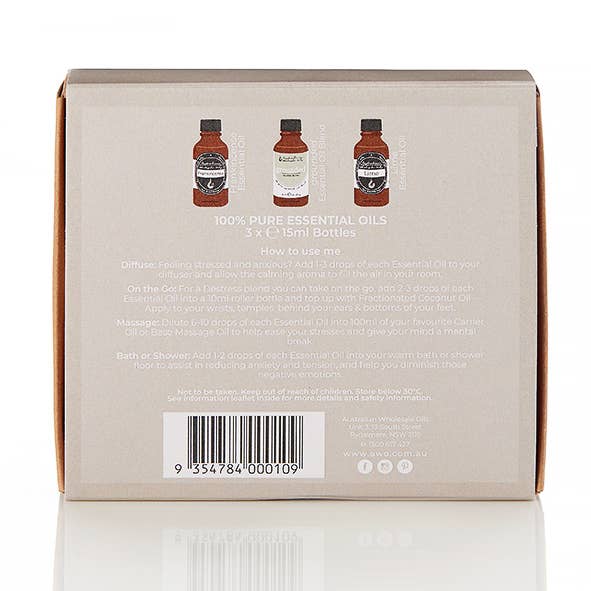 Australian Wholesale Oils - Wholesale Essential oil - Essential Oil Pack - Destress