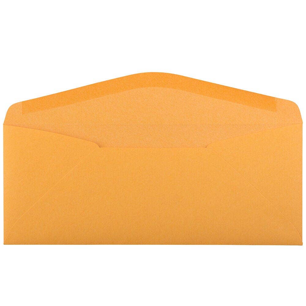 JAM PAPER - Wholesale Envelopes - #11 Recycled Brown Kraft Manila Envelopes, 50/Pack1