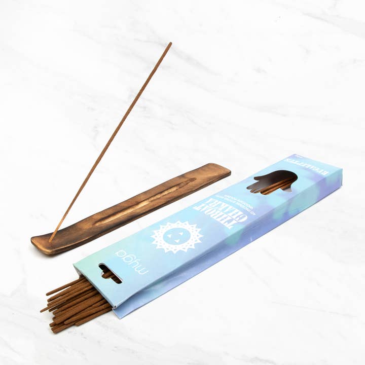 Myga - Wholesale Incense - Chakra & Luck Incense Stick & Wooden Holder 84 Piece Display8