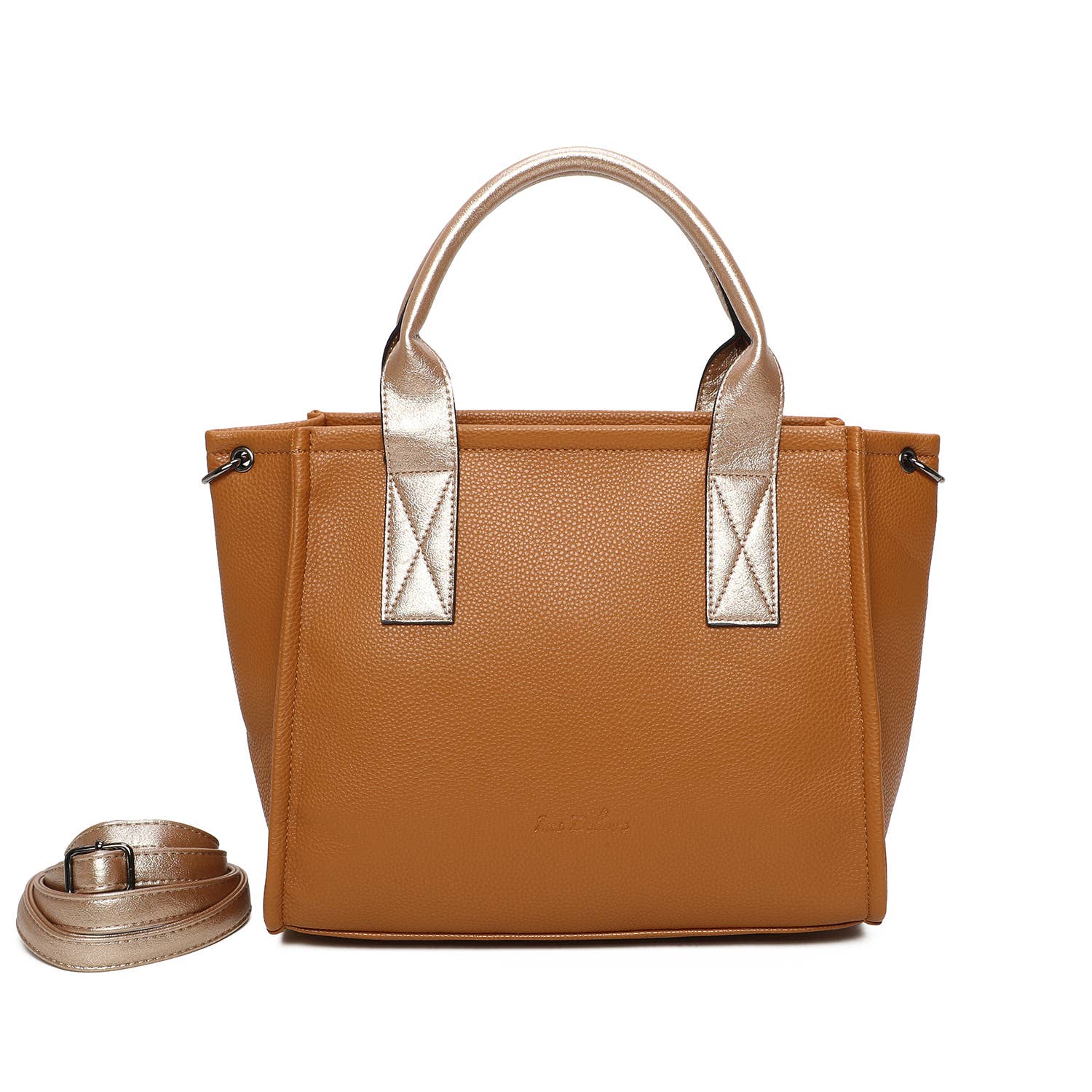 INES DELAURE – wholesale Bärkasse - Dam – Tvåfärgade tygväskor2