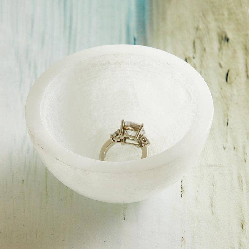 Santa Barbara Design Studio by Creative Brands - Wholesale Jewelry Dish - Alabaster Ring Dish1