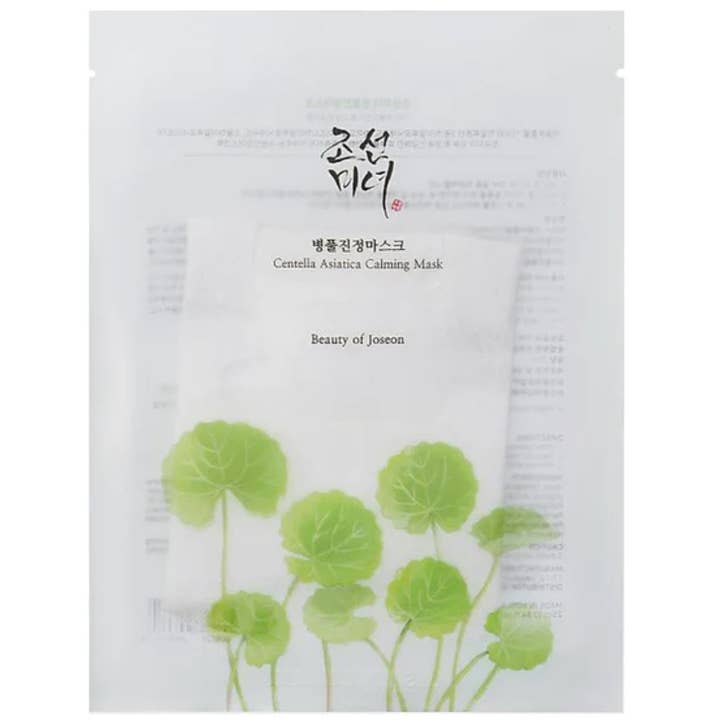 Masque apaisant Centella Asiatica BEAUTY OF JOSEON - 1 feuille pour la vente par Kosmic - Kbeauty Skincare