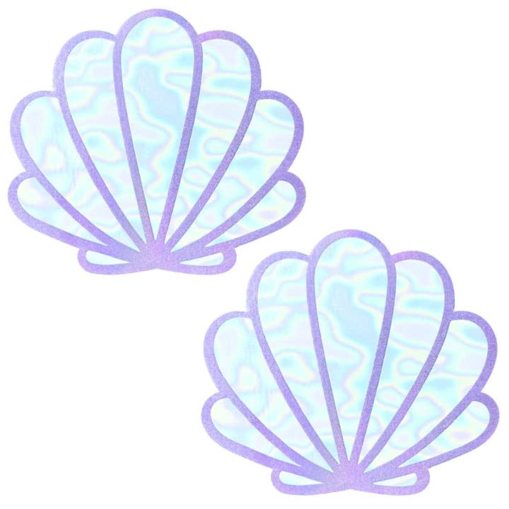 Share Bare Opal Shimmer Holographic Queen Status, Meerjungfrau-Design, Brustwarzenüberzug in Übergröße für den Großhandel von Neva Nude