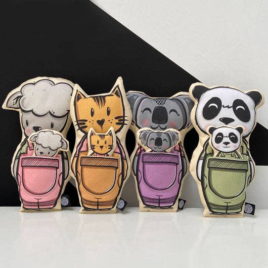 Micastricas - Wholesale Stuffed/Plush Toy - Kids & Baby - Cat soft toy with little pocket friend8