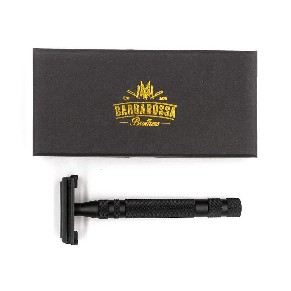 Barbarossa Brothers Online – wholesale Razor – Men's – The P1R8: Butterfly Double Edge Safety Razor - Matt Black9