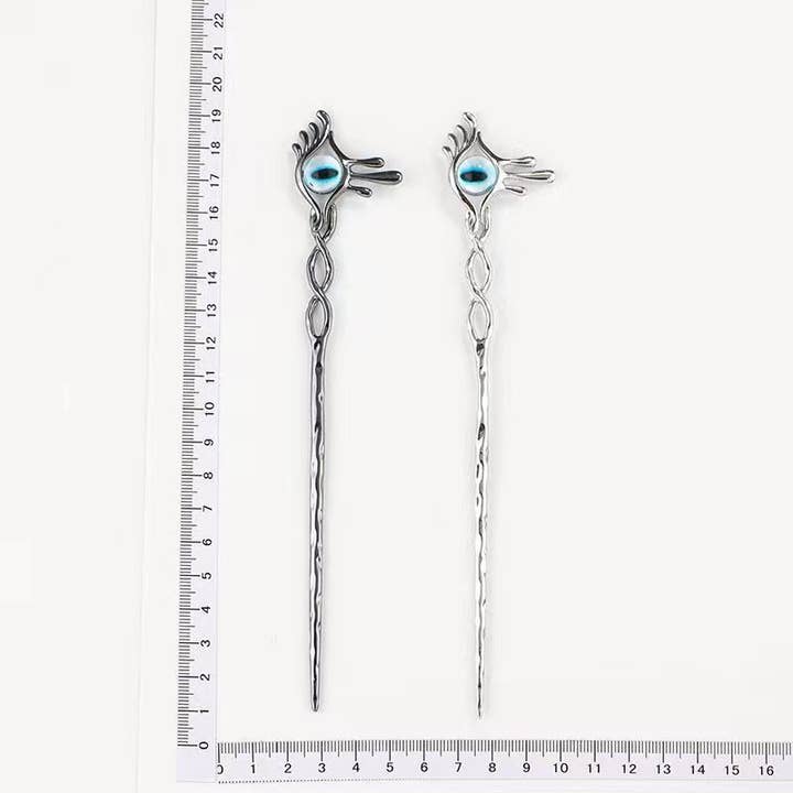 Tourtiwi - Wholesale Hair Pin - Devil's Eye Metal Hairpin, Metal Hair Stick