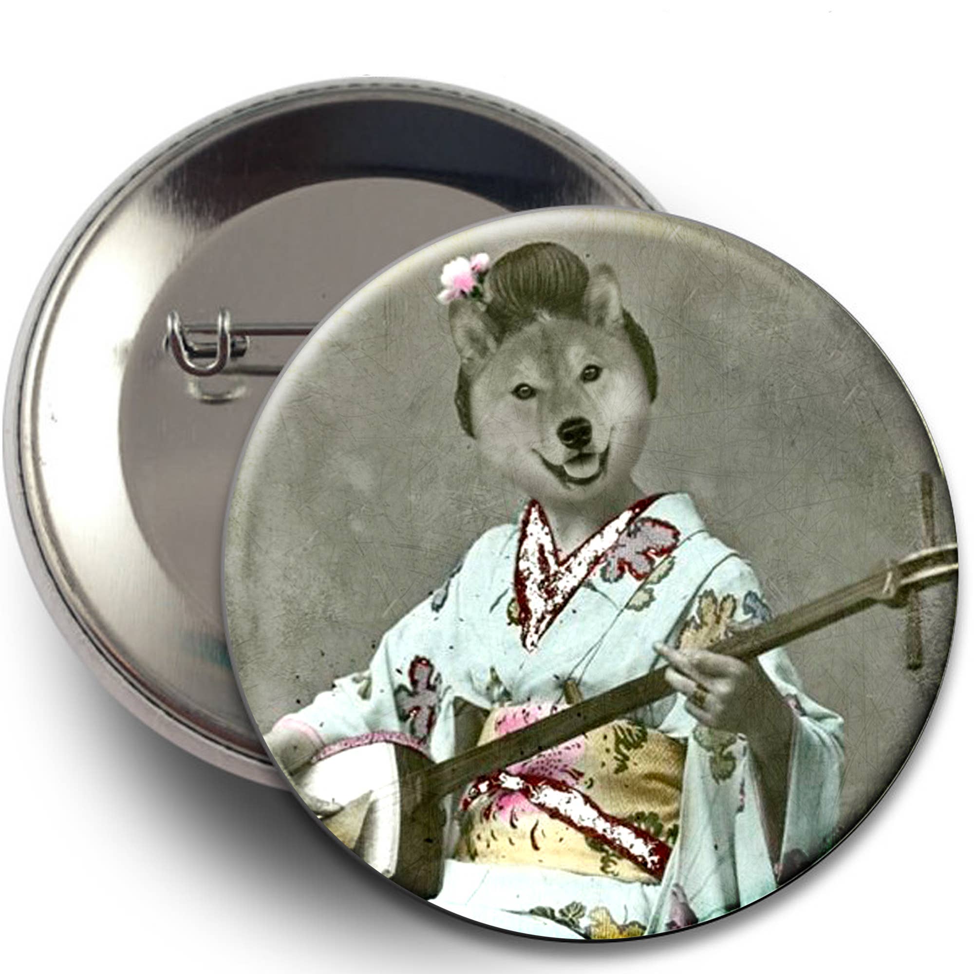 The Wild Oddisorium - Wholesale Lapel Pin/Button - Dog Buttons, Pins, Badges, POS, Funny Dogs in Clothes, Cute36