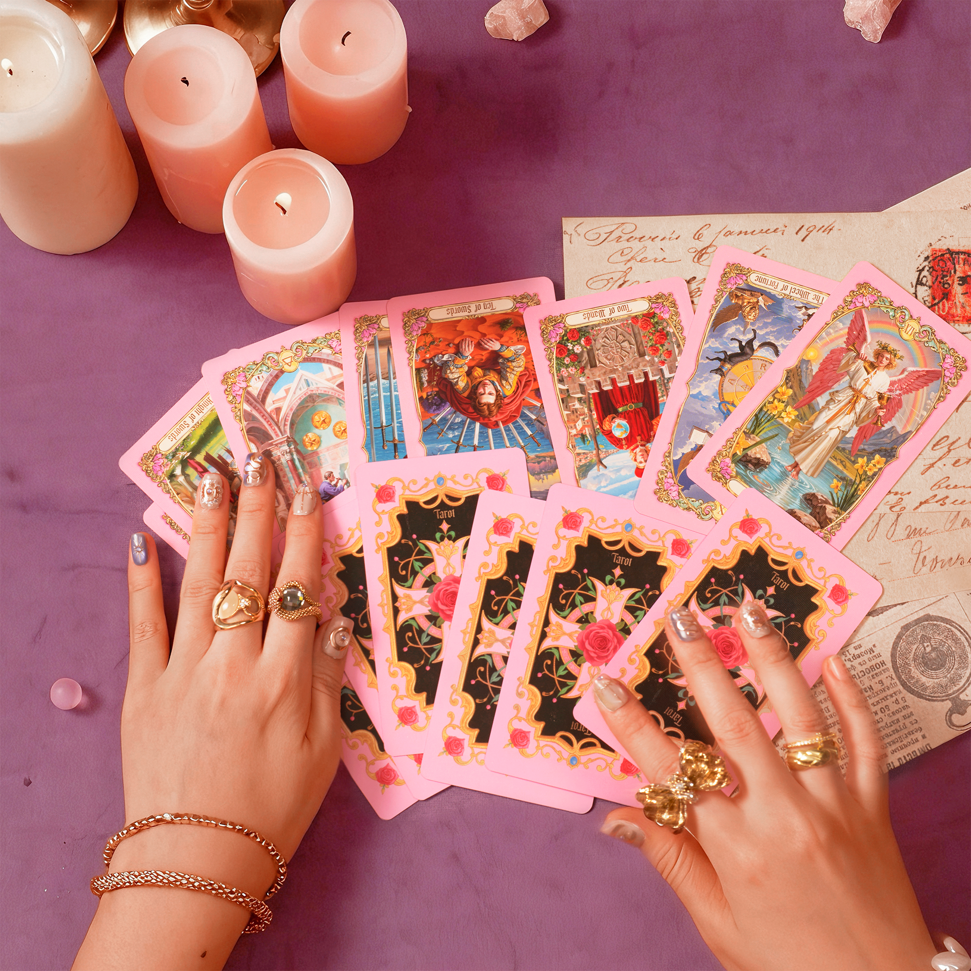 Vermilion Collection - Wholesale Tarot/Oracle Card - Renaissance Fantasy Tarot1