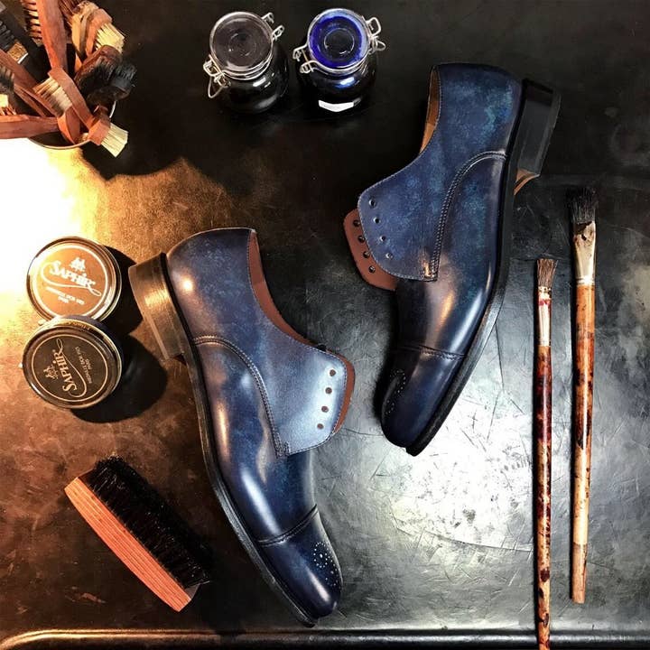 Wedding Blue - Handgemalte Patina für den Großhandel von Le Ruux