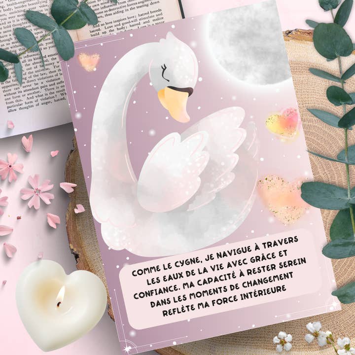 Les Moonettes - Vendita all'ingrosso Tarocchi - Carte di affermazione positiva Animals of Light (32 carte)7