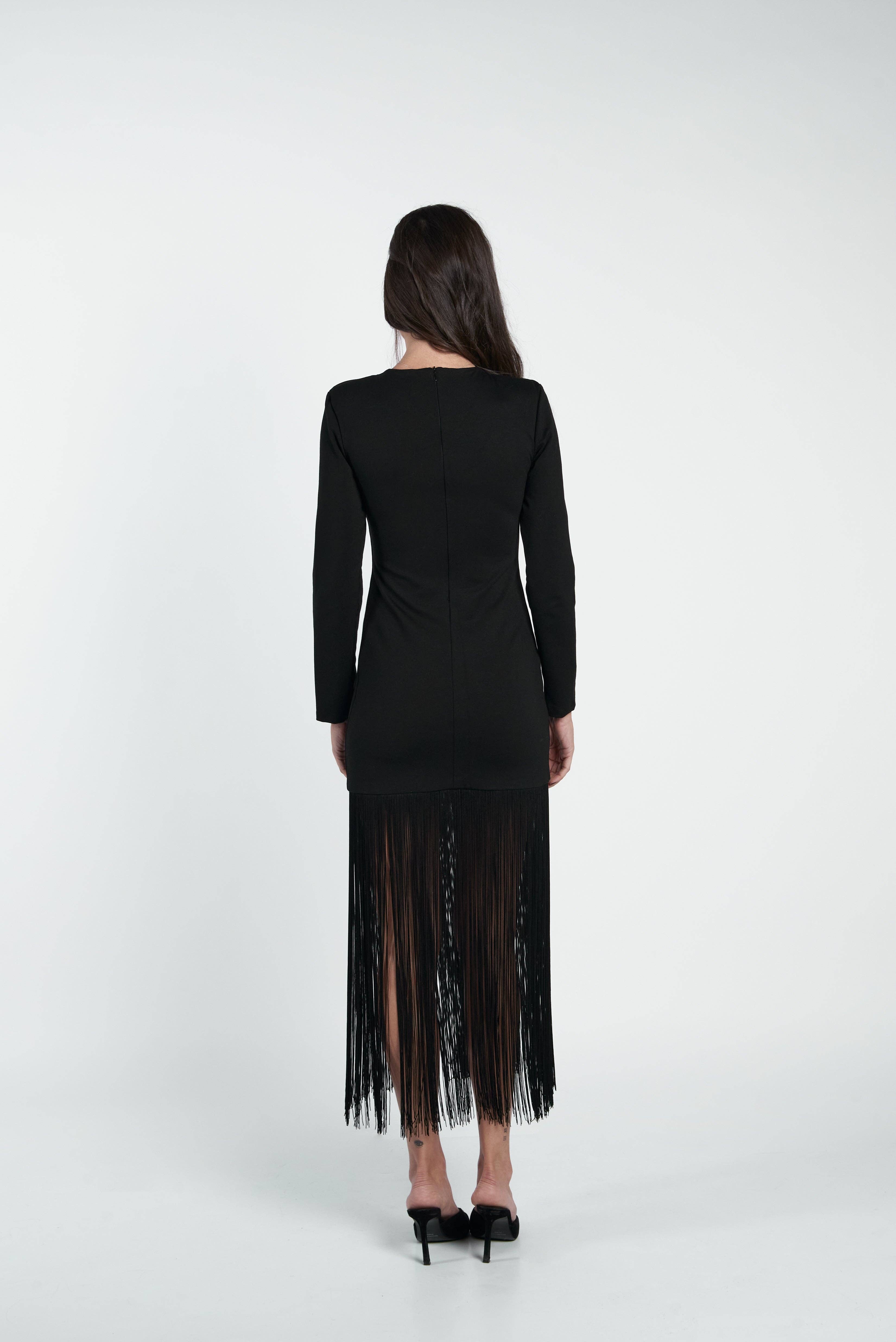 VISS Madrid - Wholesale Dress - Women's - Fringed long dress7
