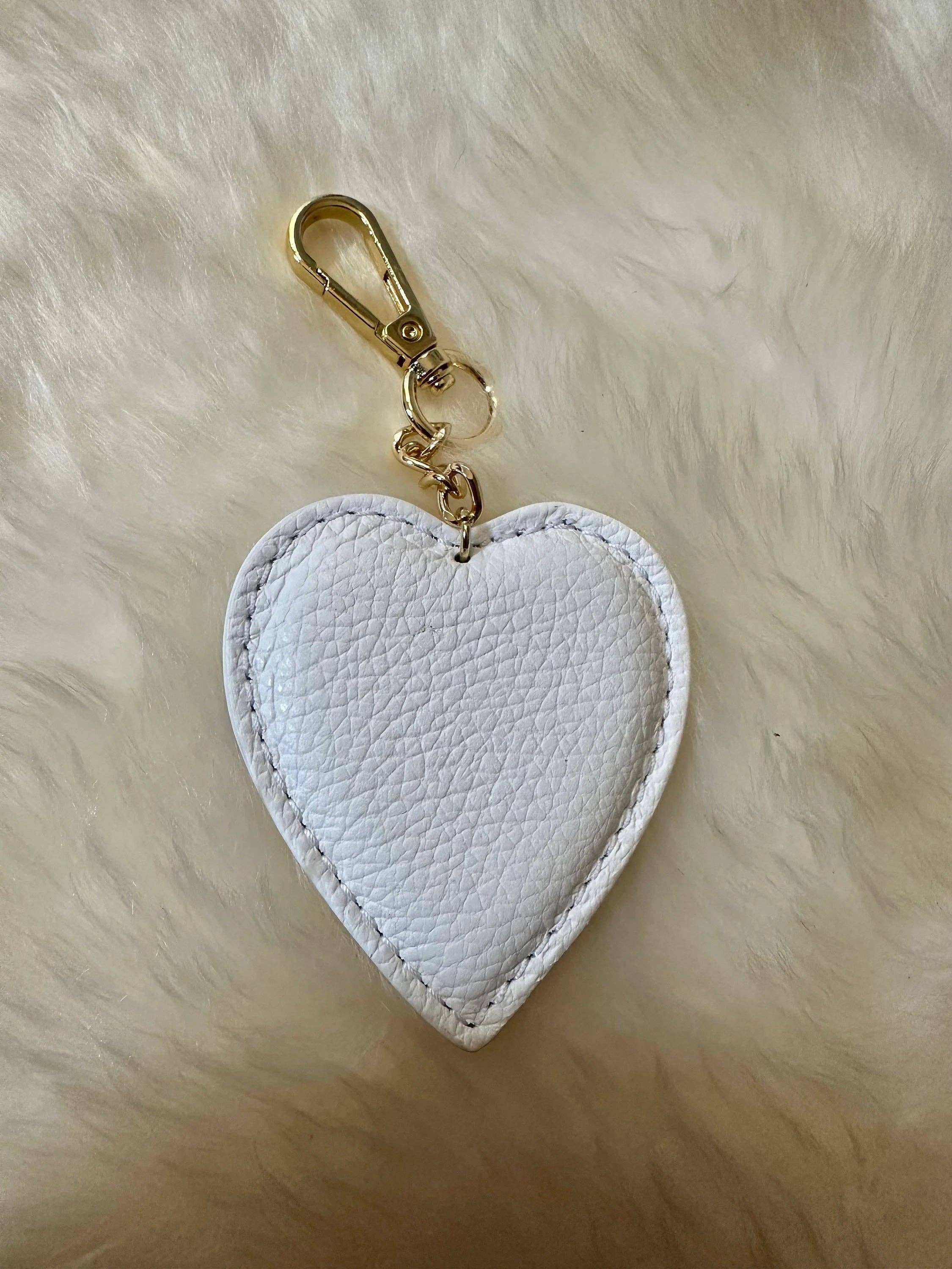 Zhade - Wholesale Keychain - Women's - Genuine leather heart keychain0