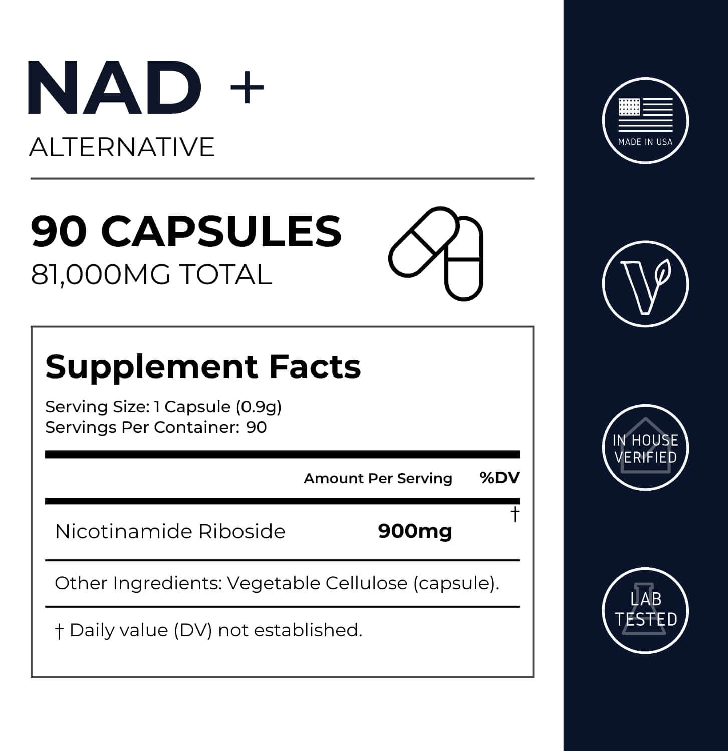 Neurogan Health - Vente Supplément oral/vitamine - Capsules précurseurs de NAD+1