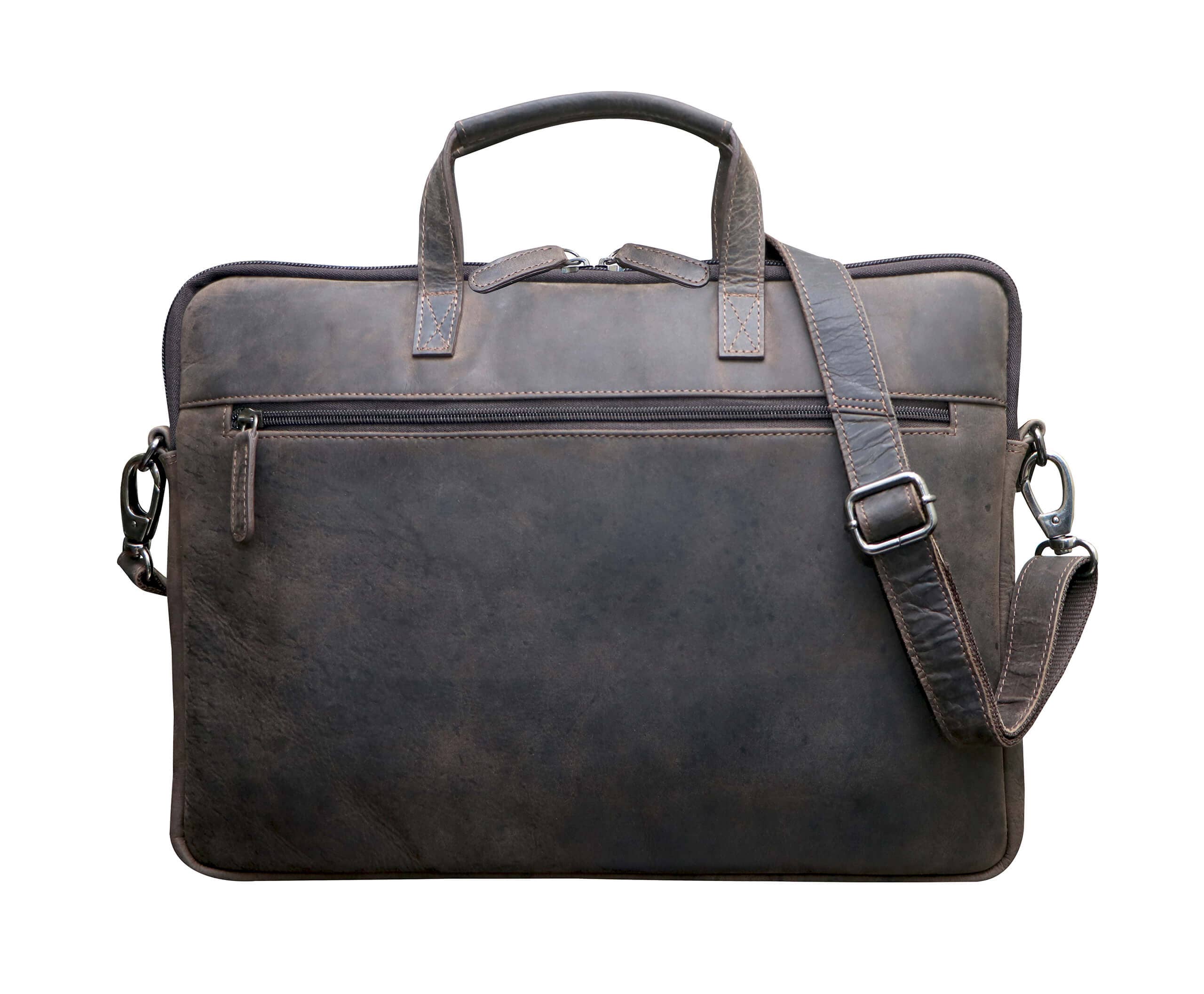 Greenwood – Großhandel Laptoptasche – Unisex – Fred Laptoptasche 13 Zoll Leder mit abnehmbarem Schultergurt11