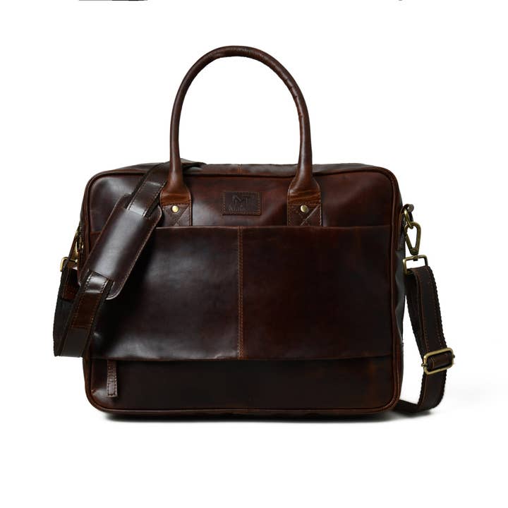 Crimson Contemporary Briefcase for wholesale by Classy Leather Bags