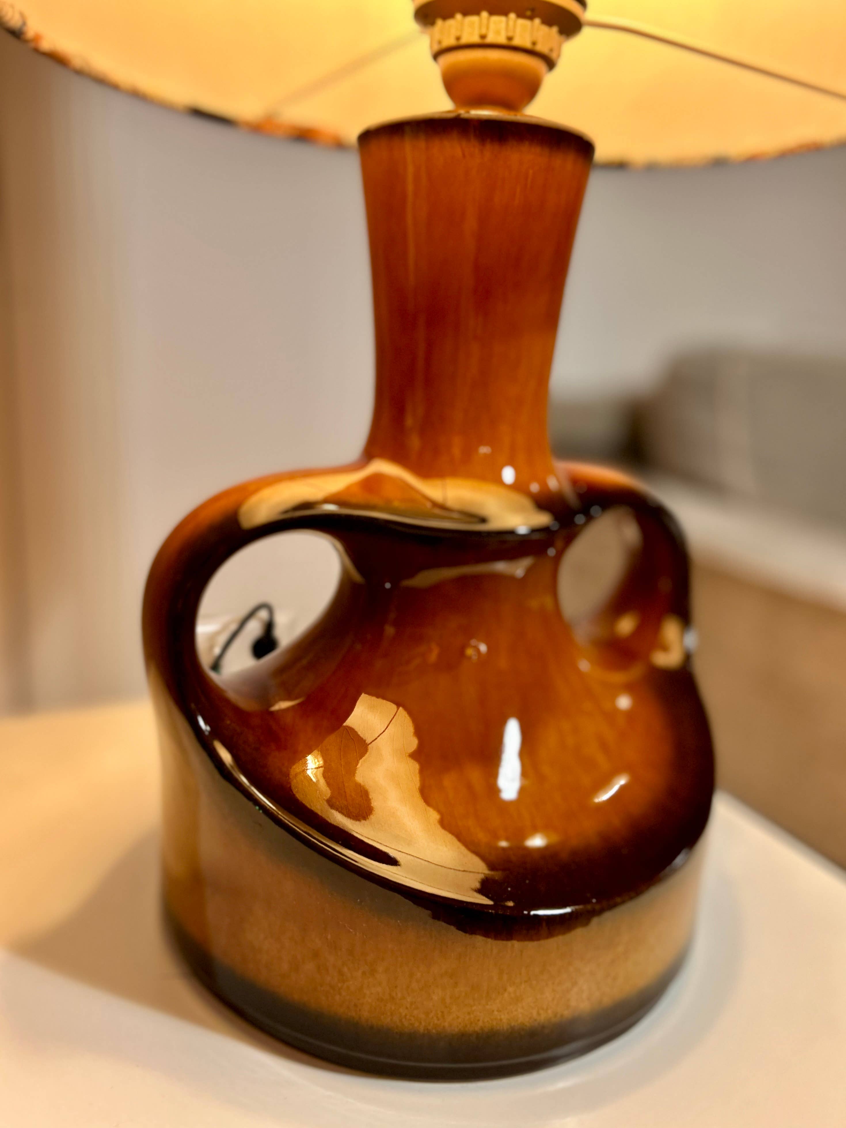 Roomlight Studio – Großhandel Akzent-/Schreibtischleuchte – Mid Century Keramik Lampe von Göbel - West German Pottery4