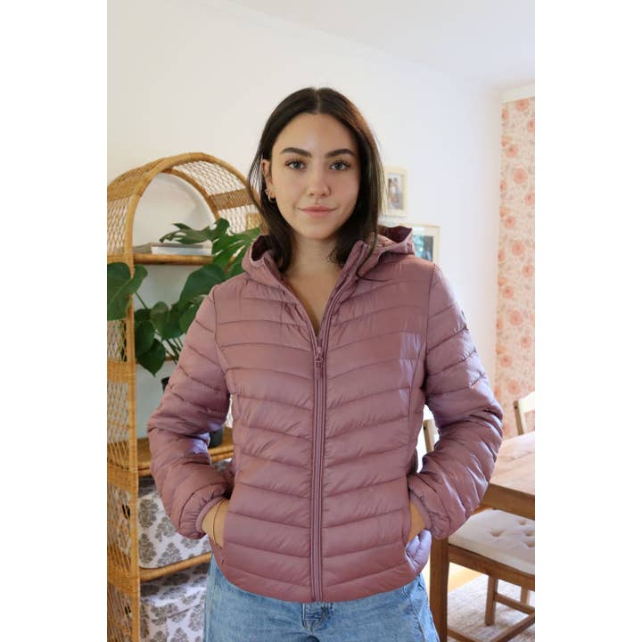 Rokka & Rolla - Wholesale Puffer Jacket - Women's - Women's Light Packable Puffer Jacket12