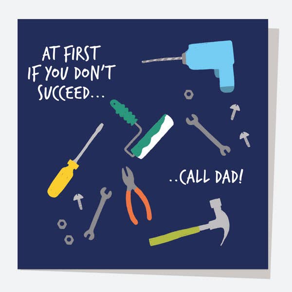 Dotty About Paper – wholesale Father’s Day card – Father's Day - Tool Kit - Dad