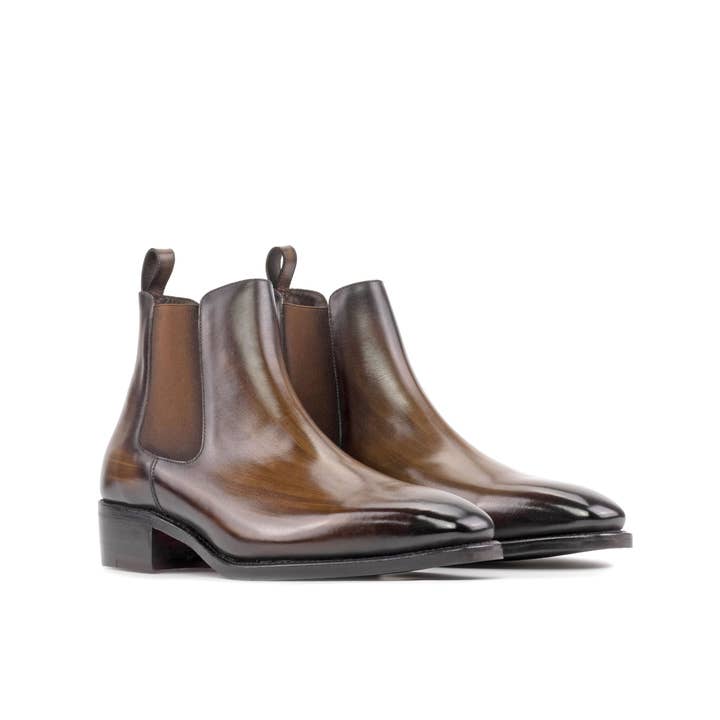 Maison Koly Cavalcade chelsea Boots Leather - Vieux Bois for wholesale by Maison Koly