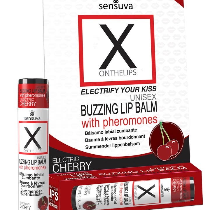 X on the Lips™ Buzzing Lip Balm for wholesale by Sensuva