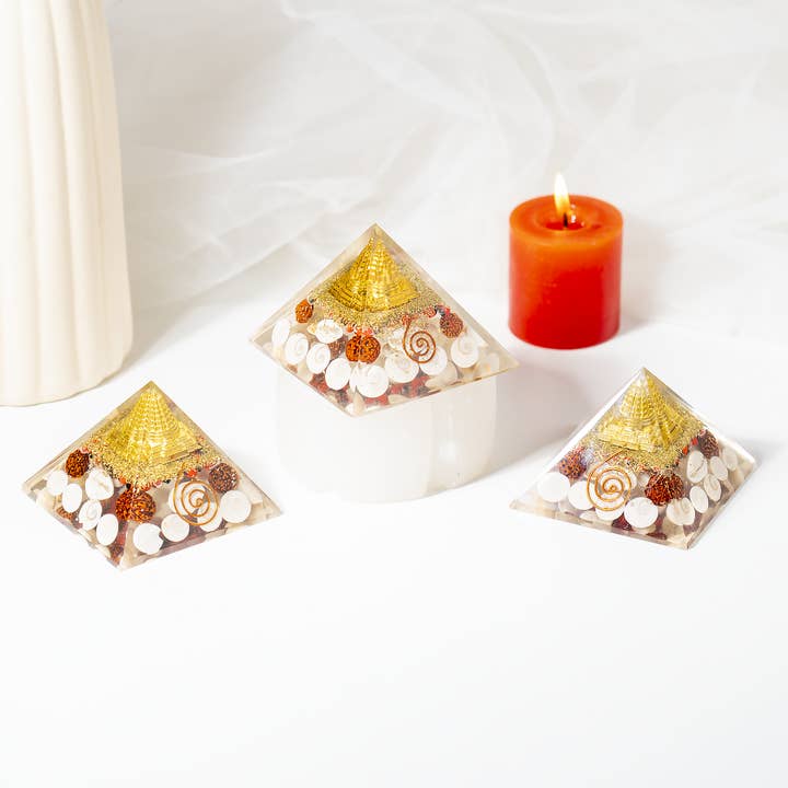 Soothing Crystals - Wholesale Spiritual Stone/Crystal - Orgone Pyramid | Gomti Chakra Pyramid | Healing Crystal4