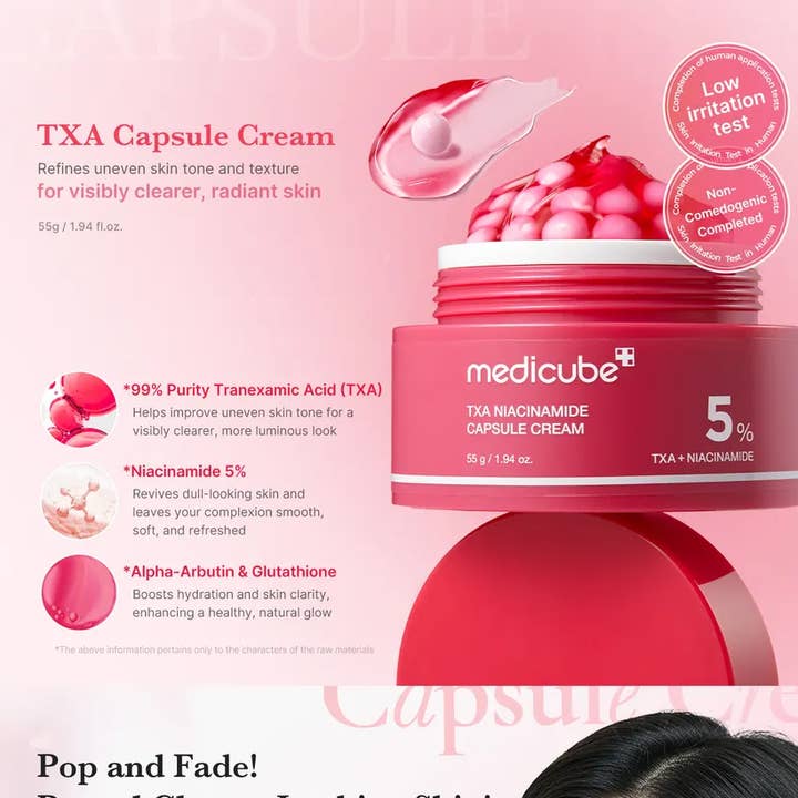 Coastside Skin - Wholesale Facial Moisturizer - Medicube TXA NIACINAMAIDE CAPSULE CREAM 55g1